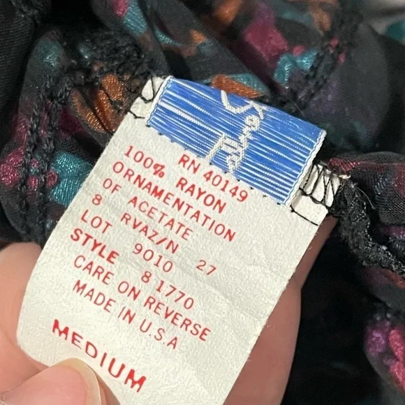 Vintage 80s Oscar De La Renta Rare Medium Multicolor Dopamine Bow Cardigan Artsy - Picture 6 of 6